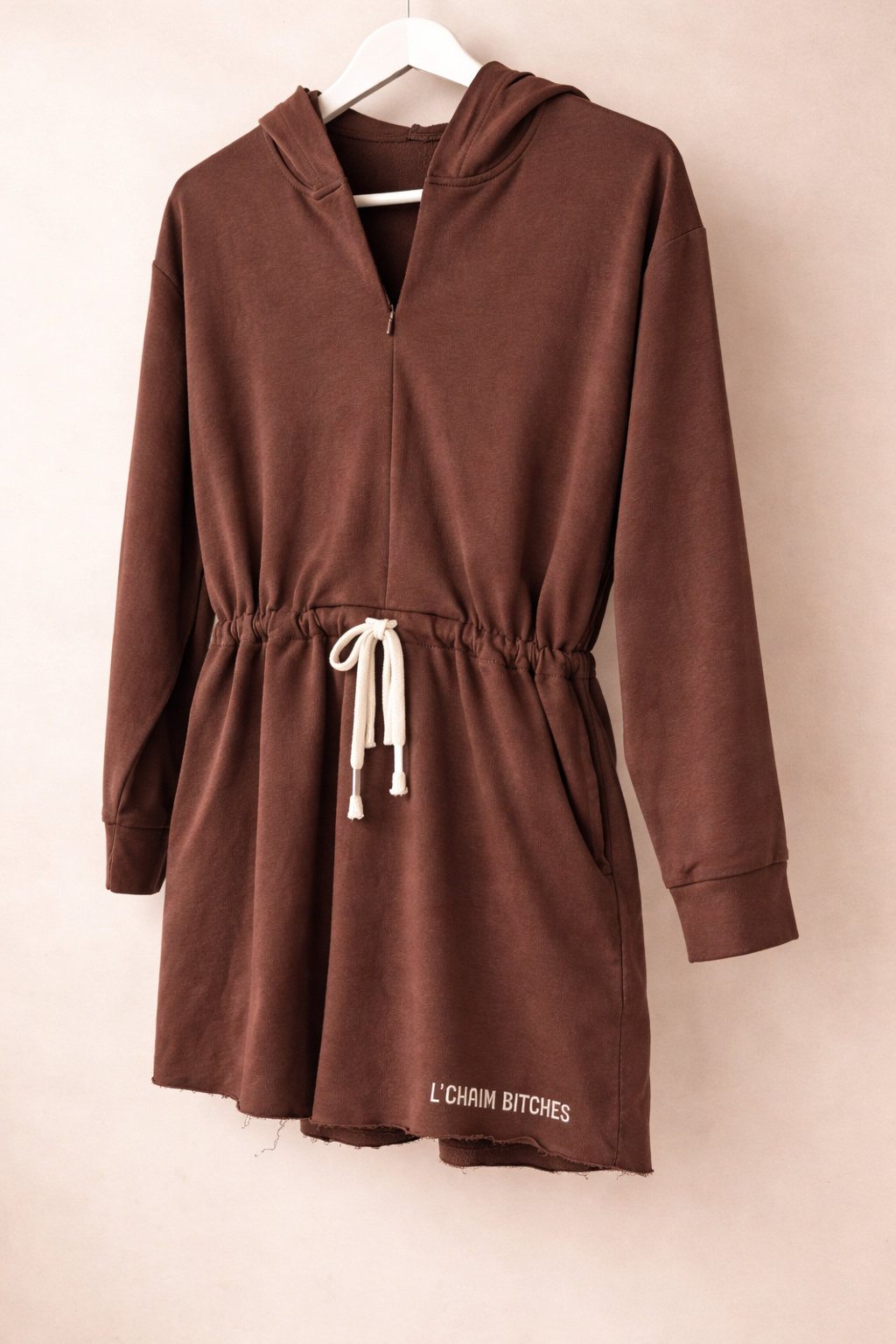 L’chaim bitches Hoodie Playsuit