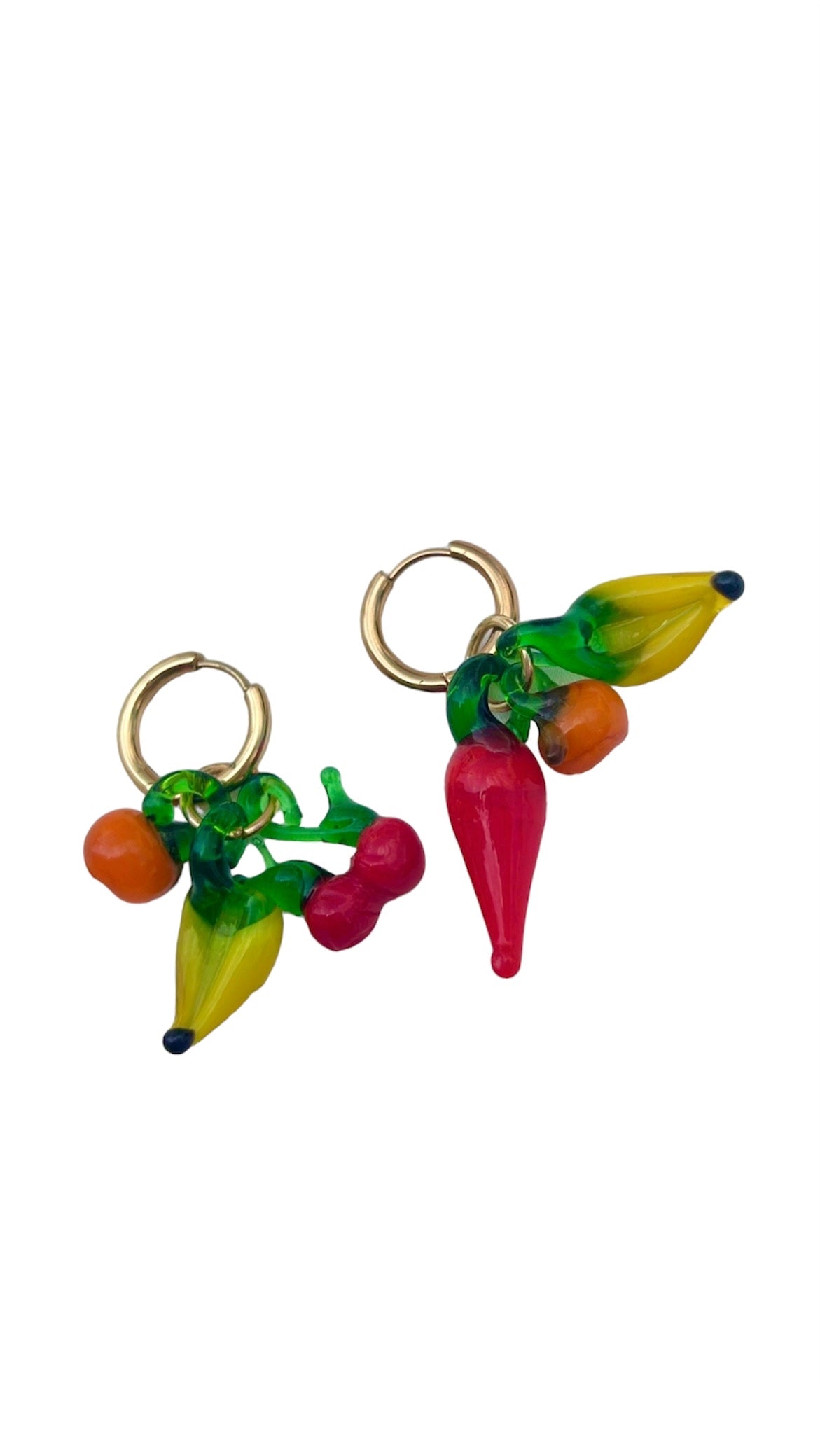 Tutti frutti earrings