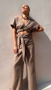 Brown Iconic Shalevet Pants