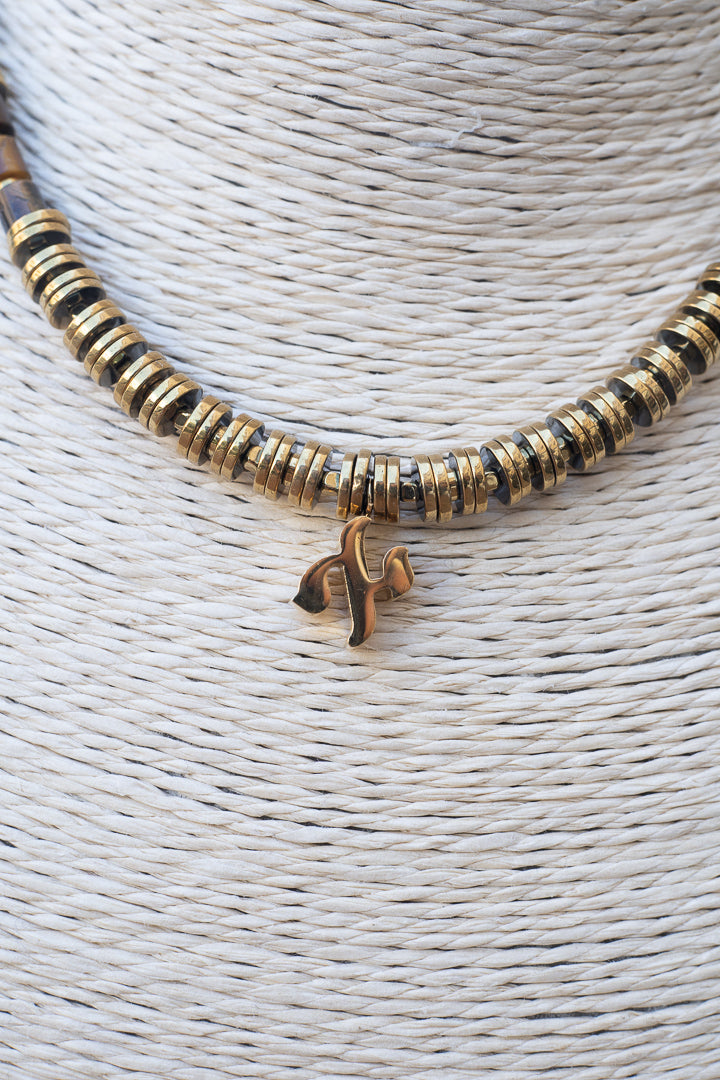Hebrew letter necklace