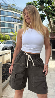 Unisex multi-pocket Cargo Shorts  SAMU’ח