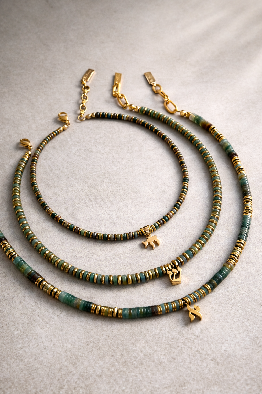 Letter Hebrew necklace