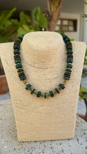 Green Agate Layering necklace set