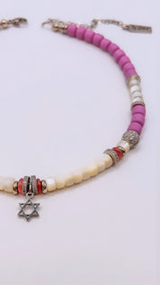 Hebrew letter necklace