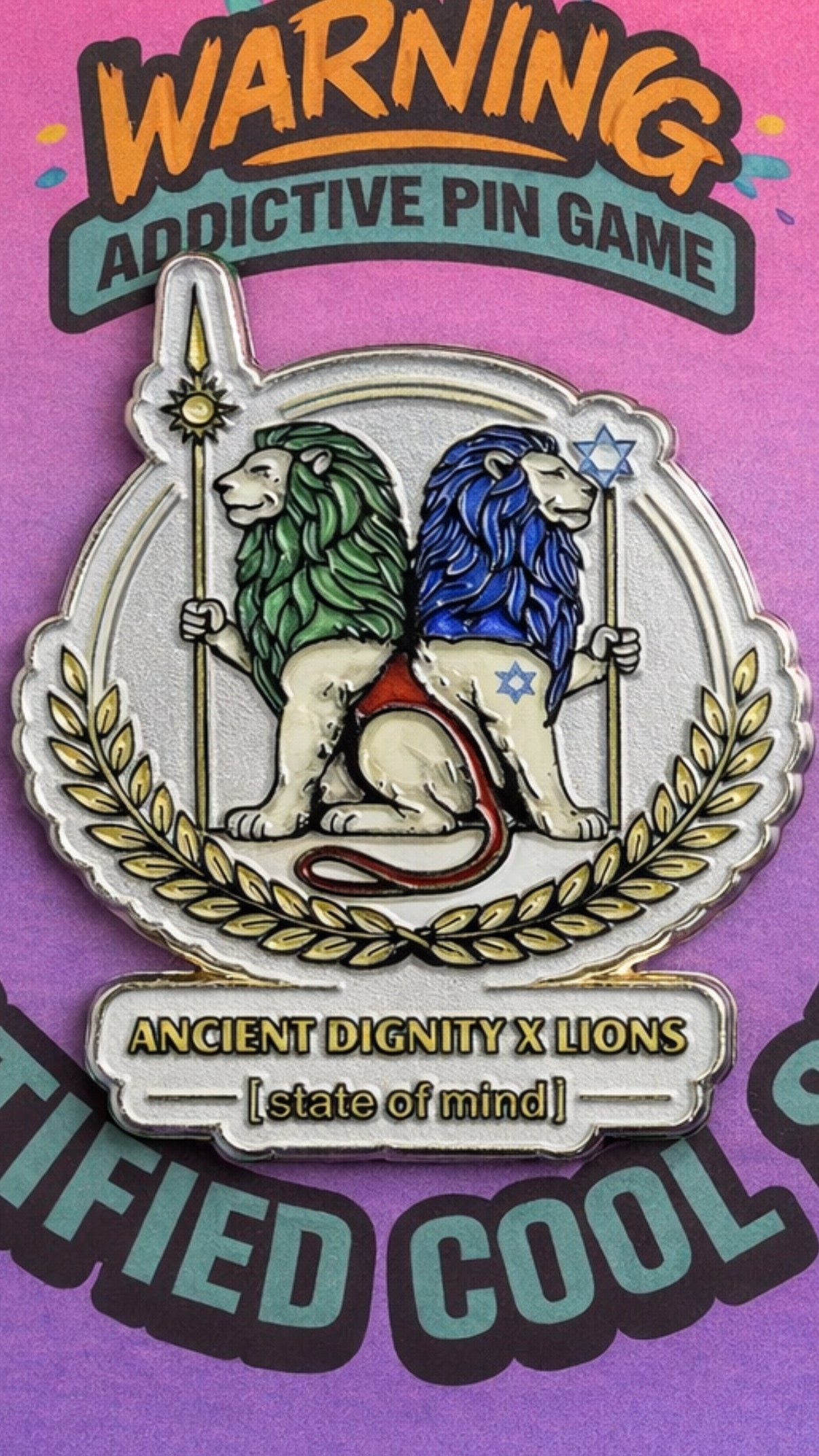 Pins Ancient DIGNITY X LIONS