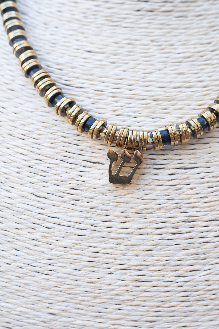 Hebrew letter necklace