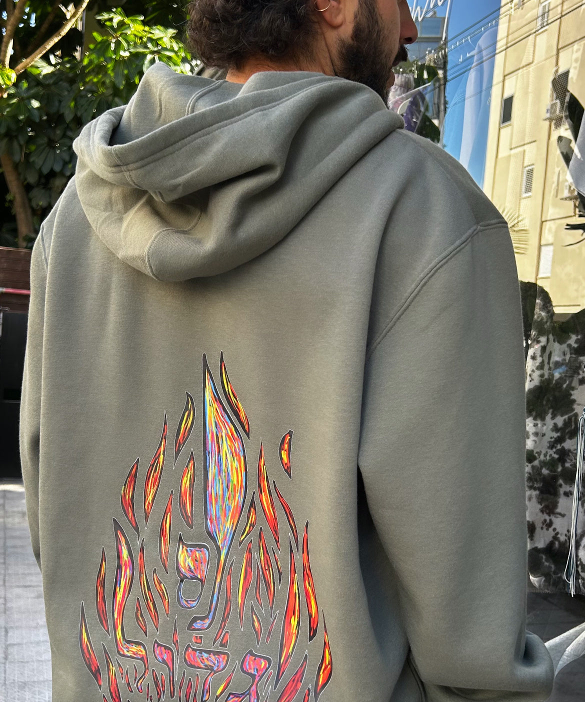 Fire hoodie