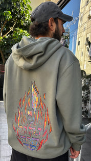 Fire hoodie