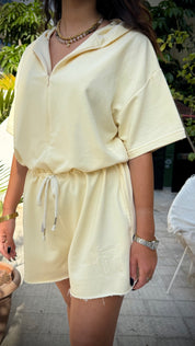 Alive & bold חי Chai Hooded Romper