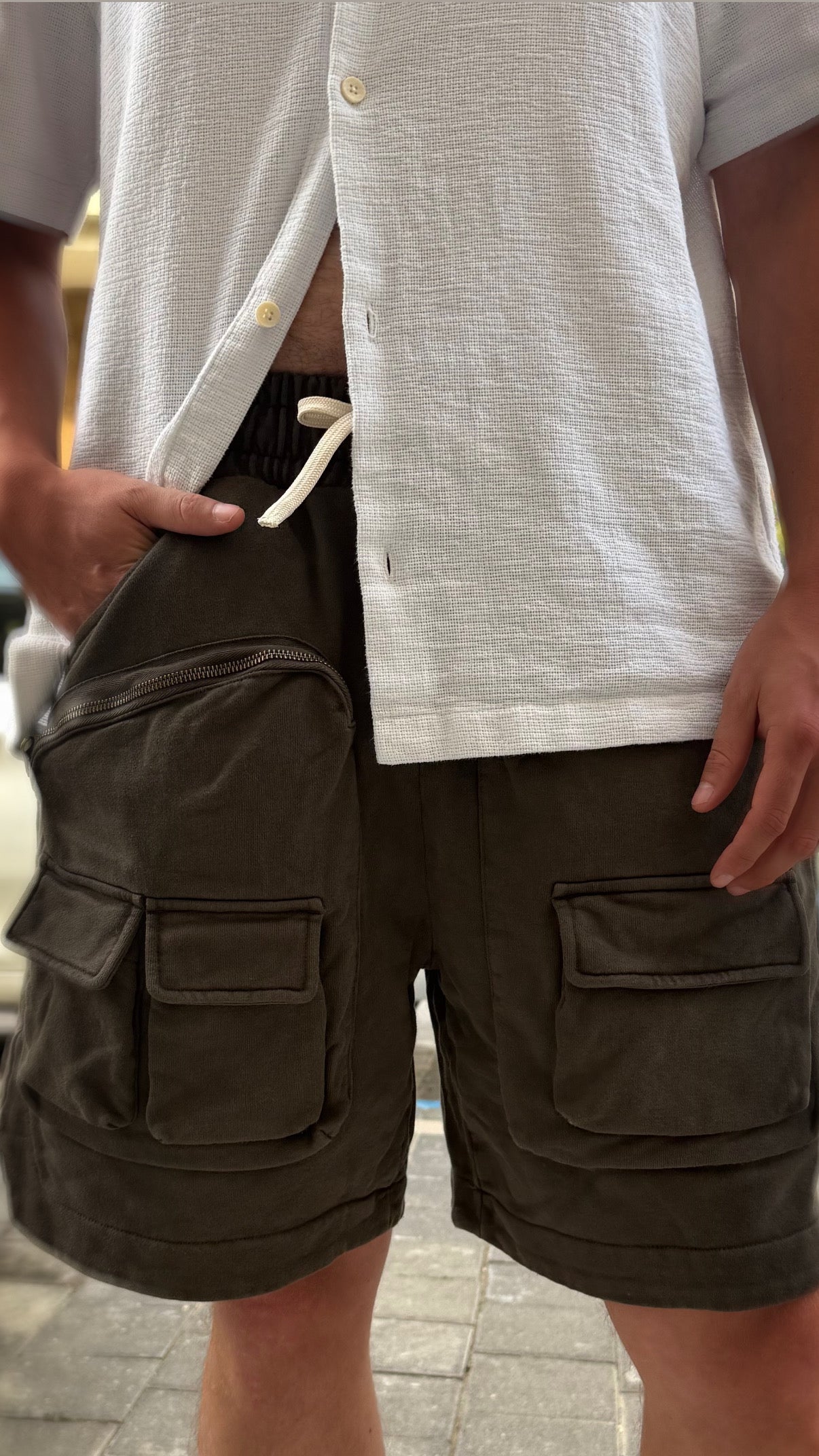 Unisex multi-pocket Cargo Shorts  SAMU’ח