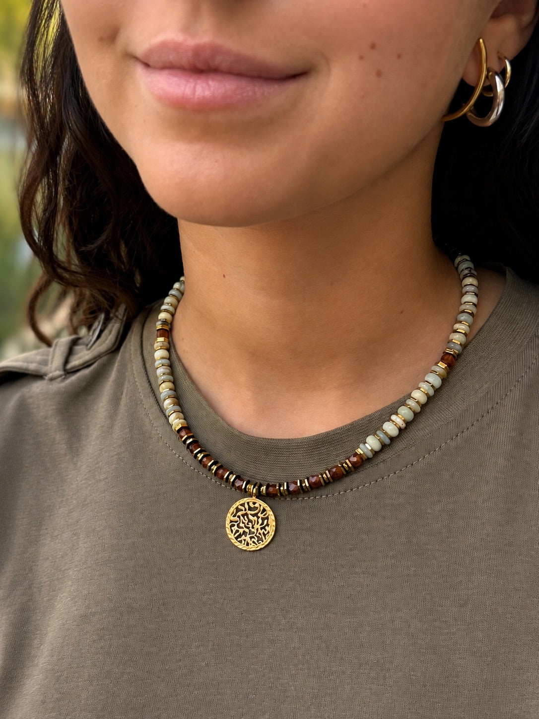 Golden Earth Necklace