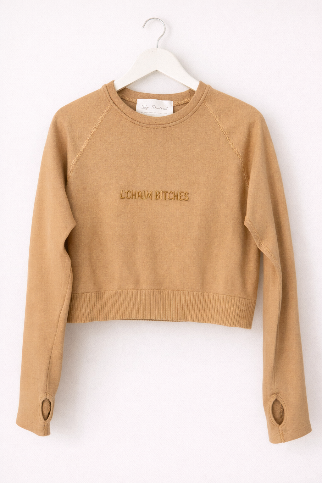 L'chaim bitches sculpt fit top