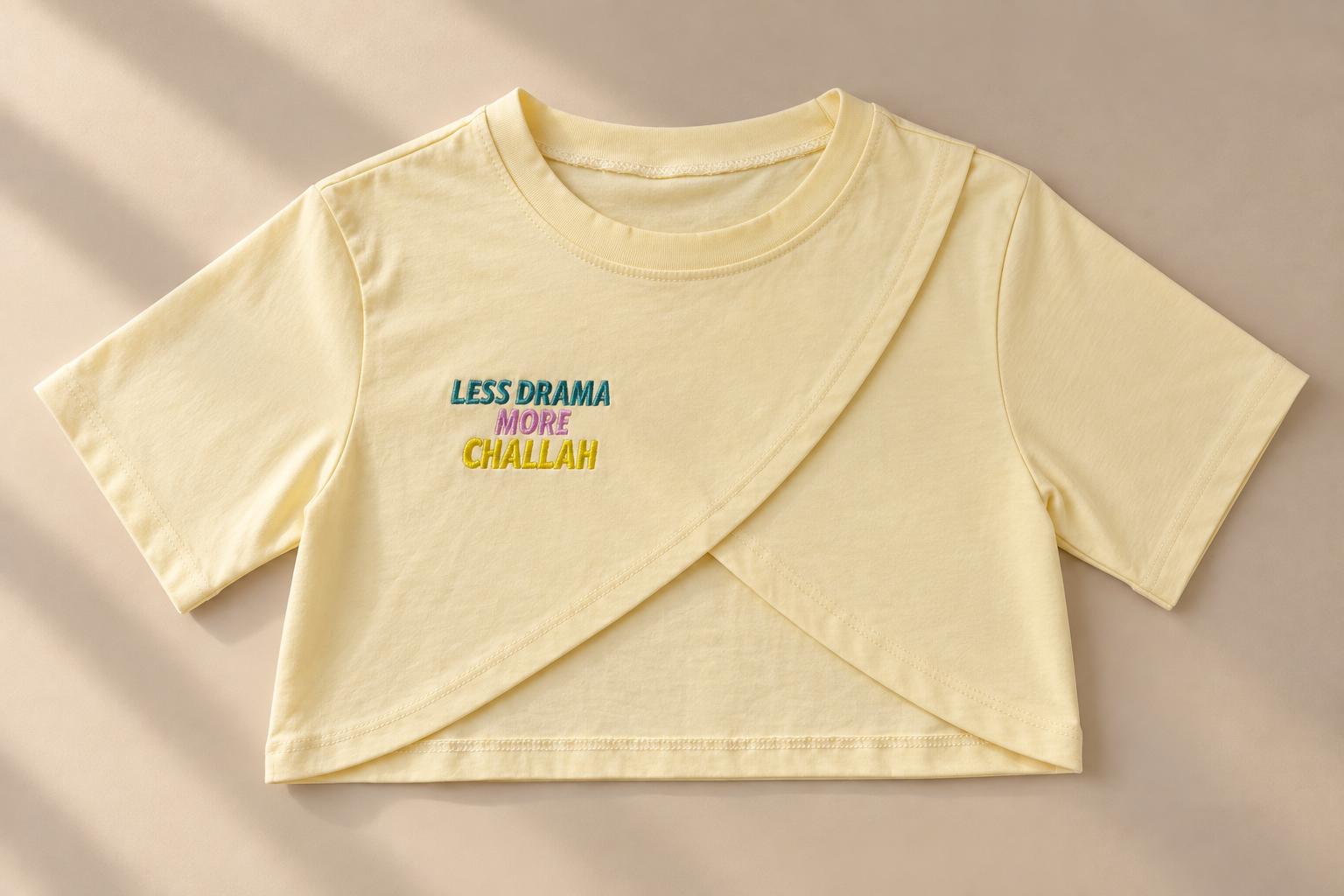 Crop Top Less Drama More Challah