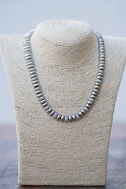 Silver-tone metal chain and shiny