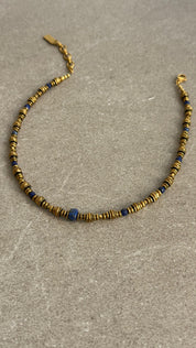 Deep Blue Tribe necklaces set