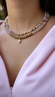 Hebrew Letter Necklace Set