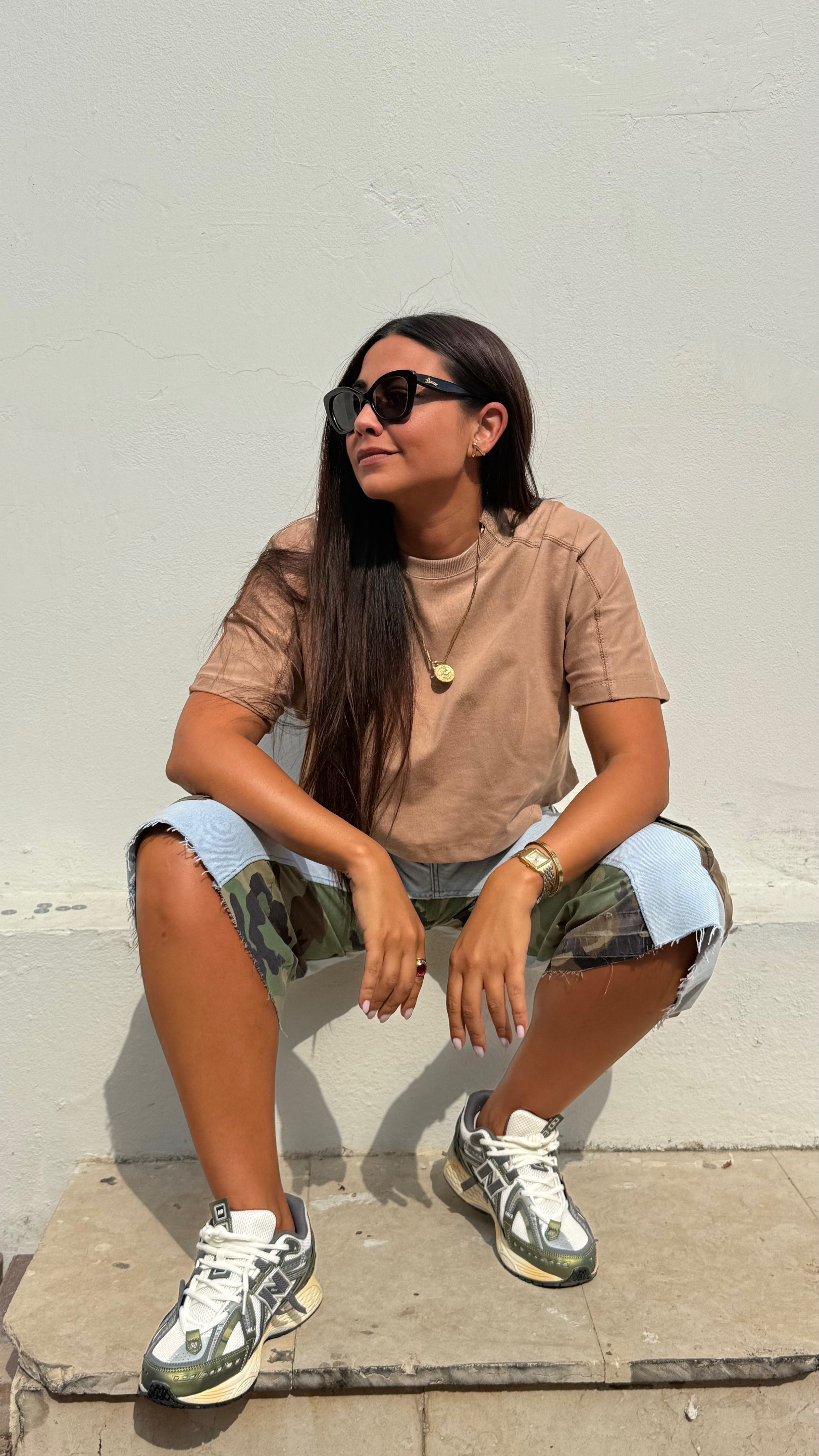 Brown Karma is Zionist crop top loose