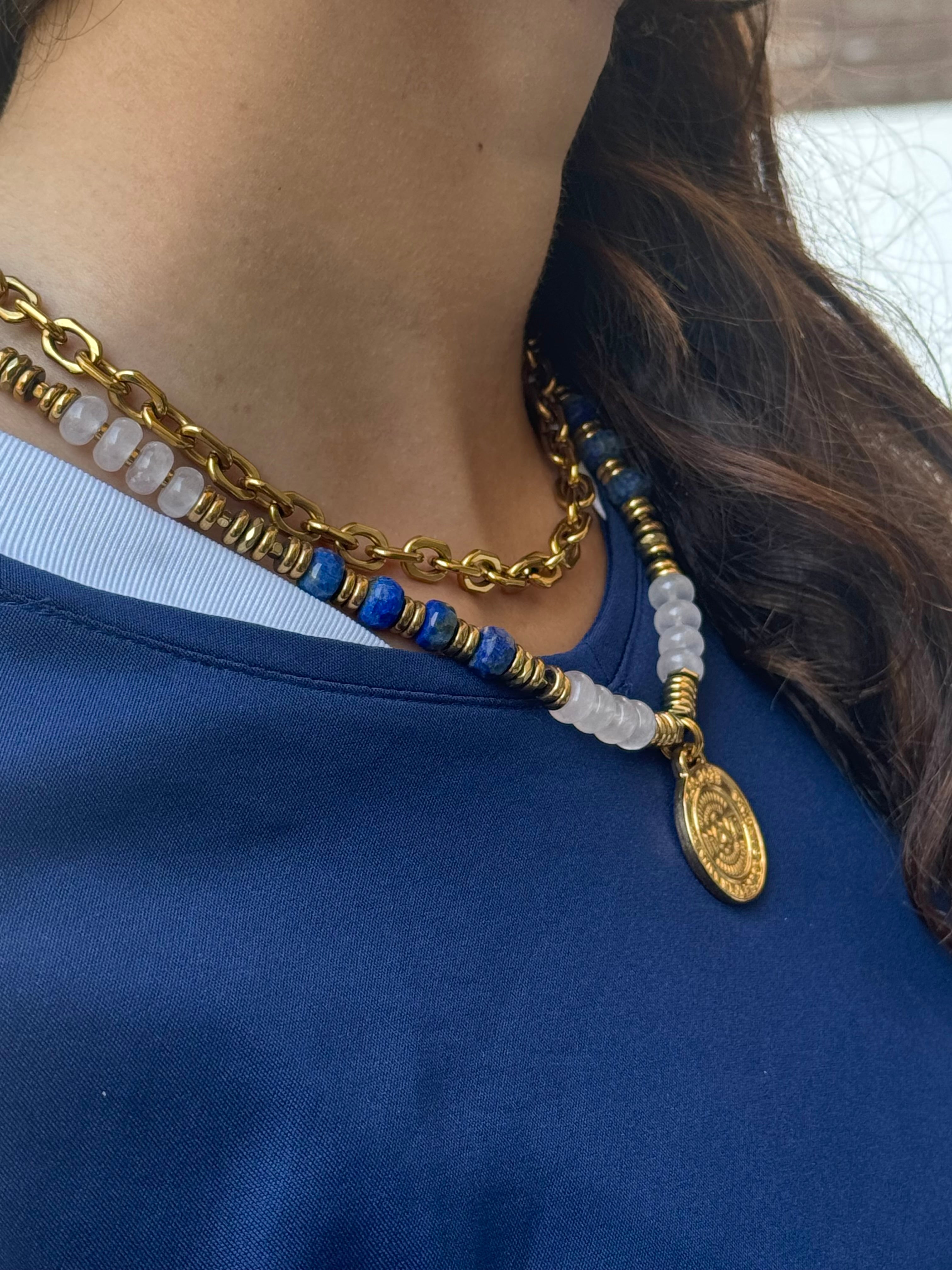 NOVA Natural Stone Necklace Set