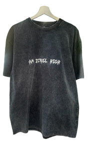 Am Israel high stonewash T-shirt