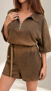 The ש Zip Romper