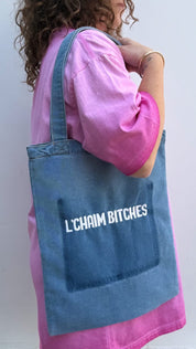 From Tel Aviv With Chutzpah: L’chaim Tote Bag