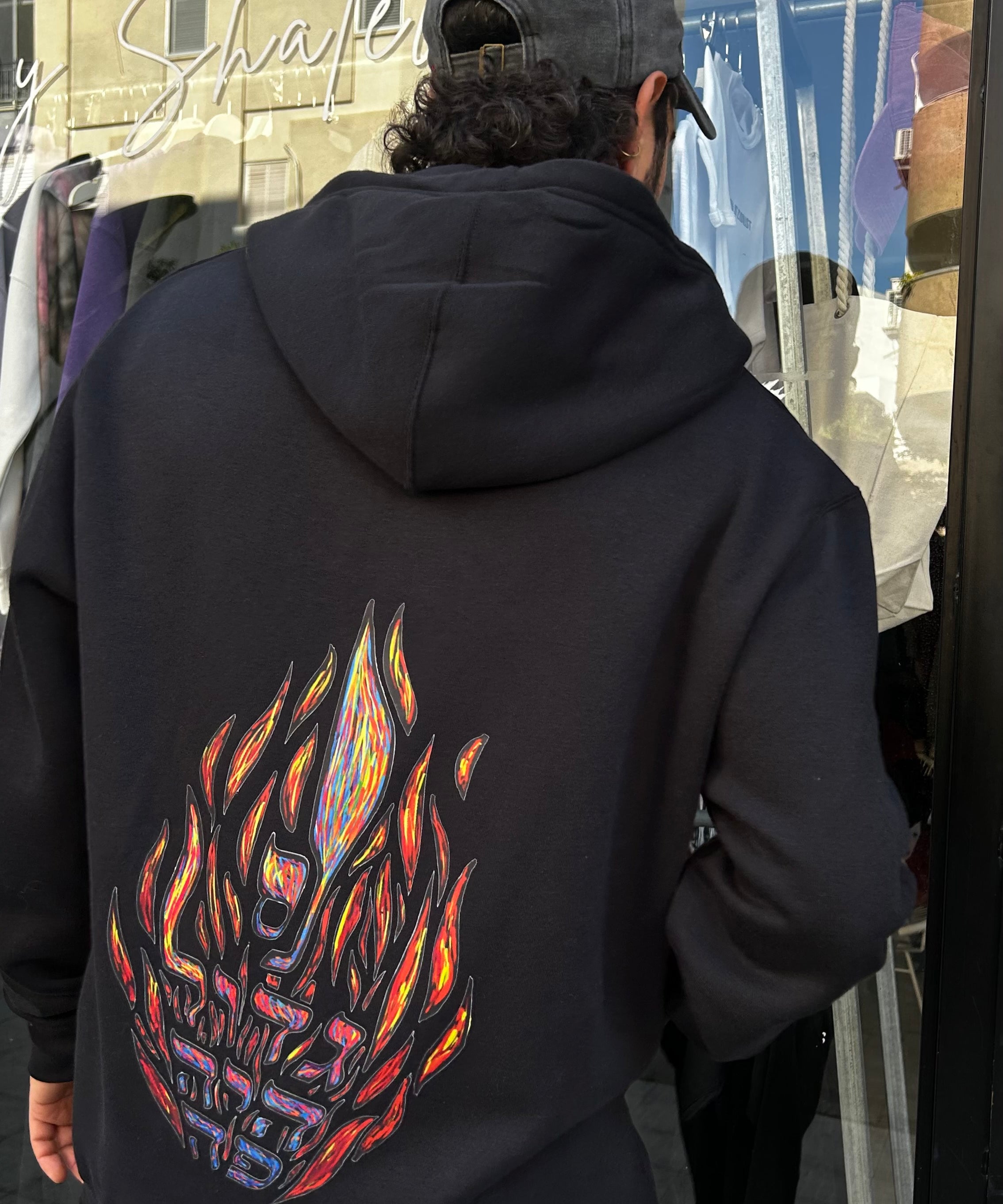 Fire hoodie