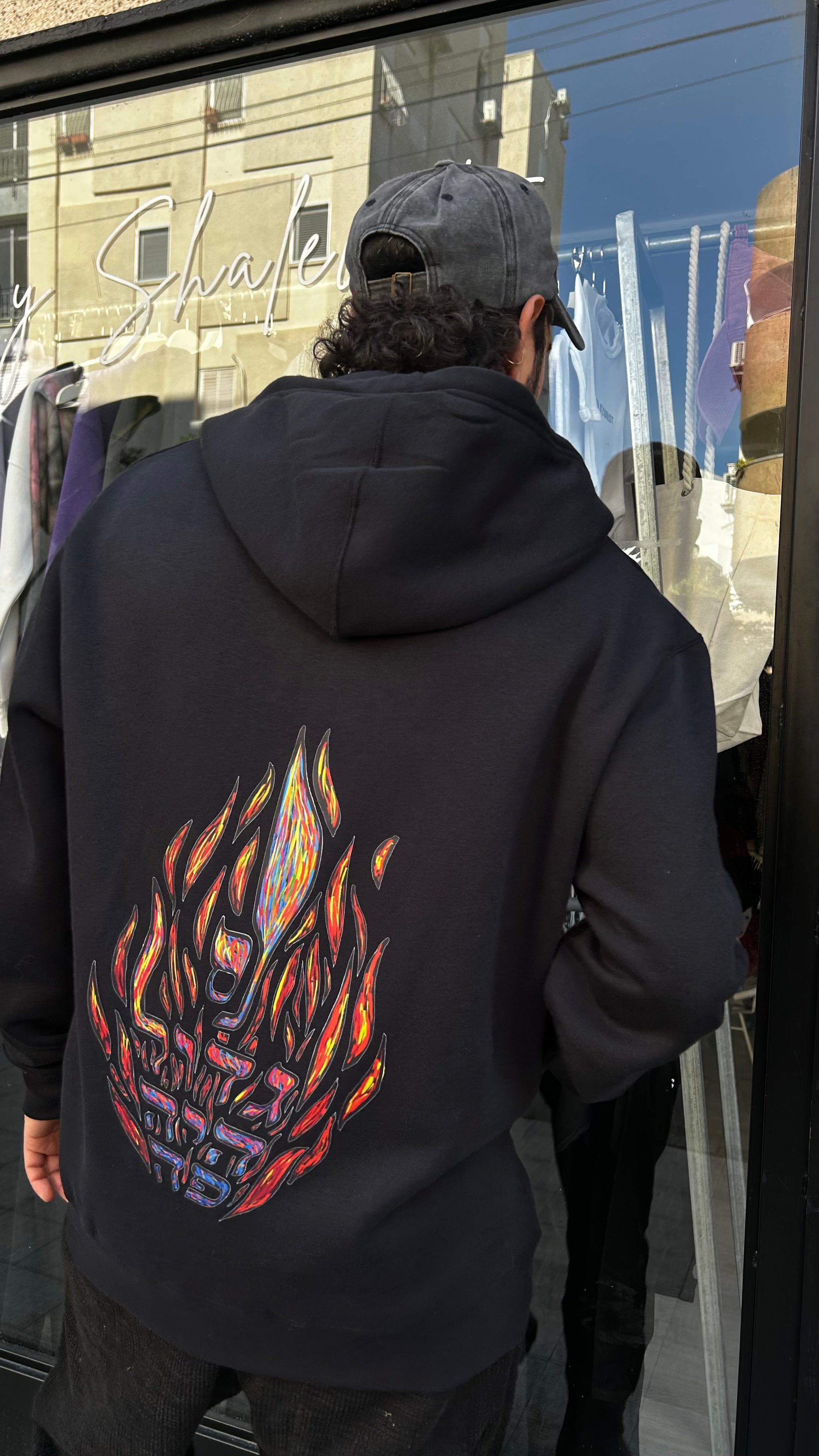 Fire hoodie