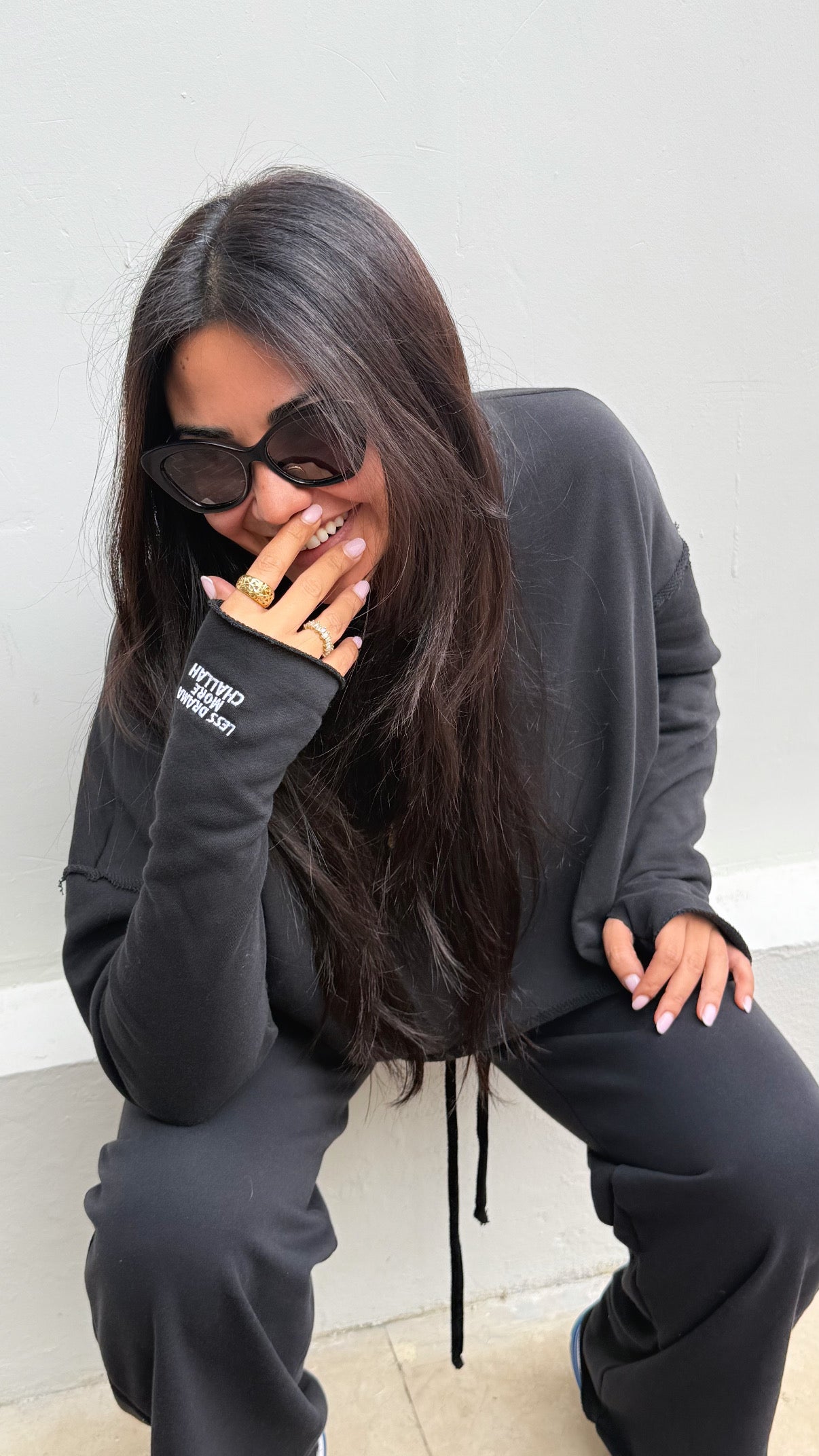 Less drama more Challah sweat top