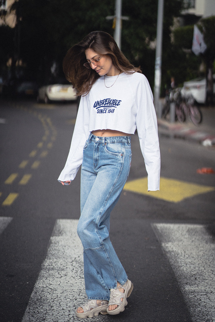 Unbreakable crop top loose Tshirt