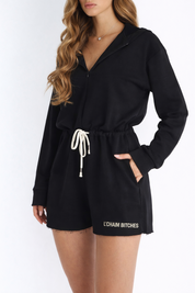 L’chaim bitches Hoodie Playsuit