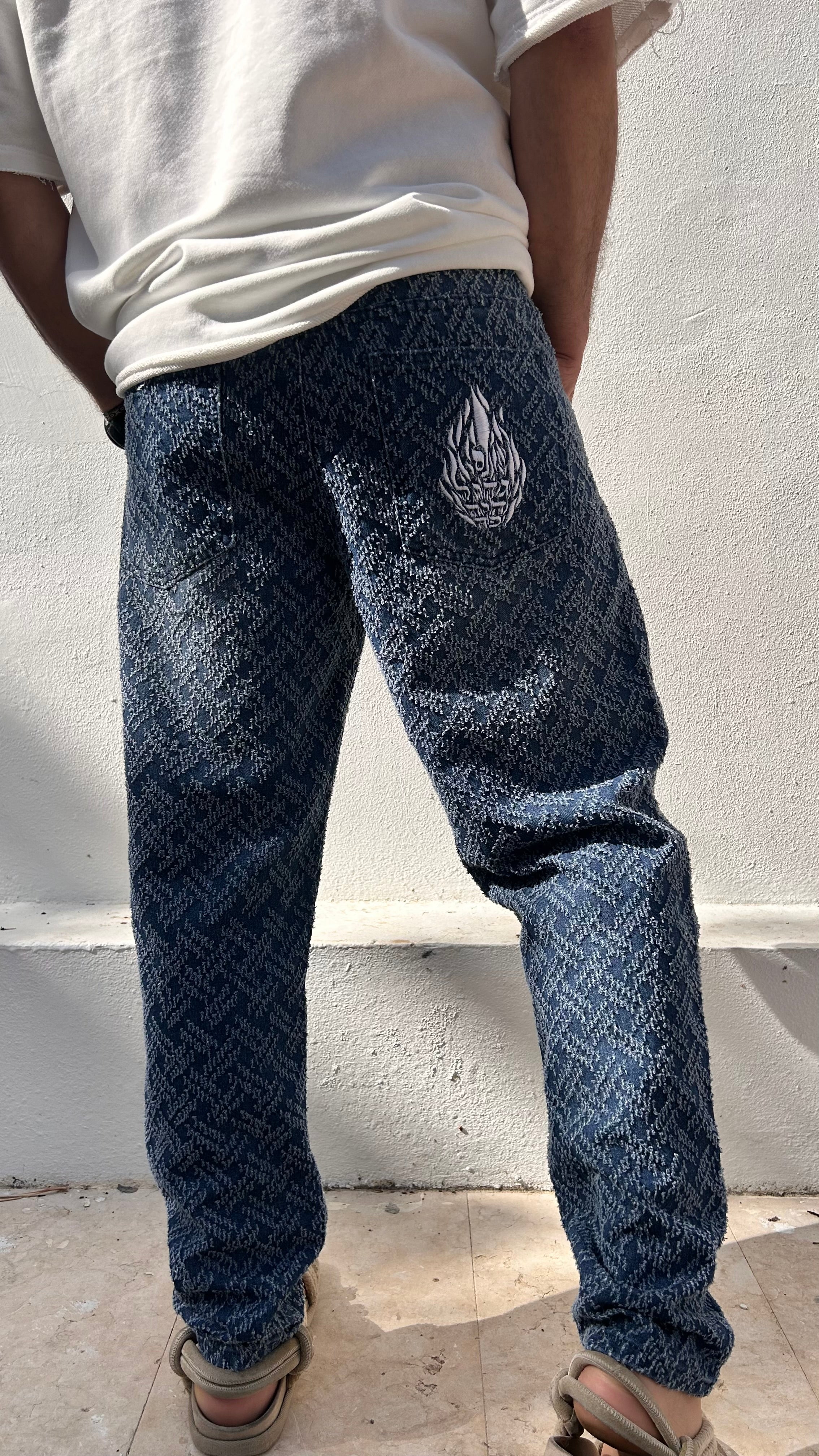 Miracle flame drop denim