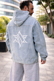 Magen David denim jacket