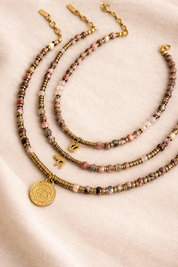 The pink symbol necklaces set