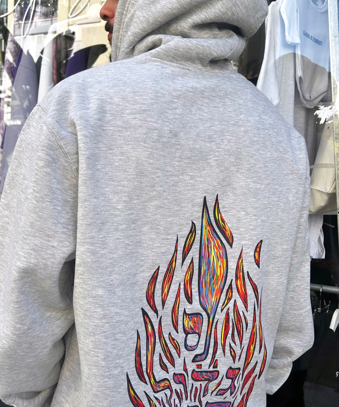 Fire hoodie