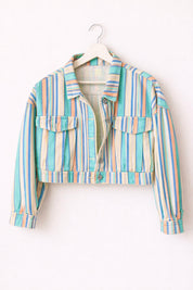 L'chaim bitches striped jacket