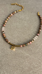 The pink symbol necklaces set