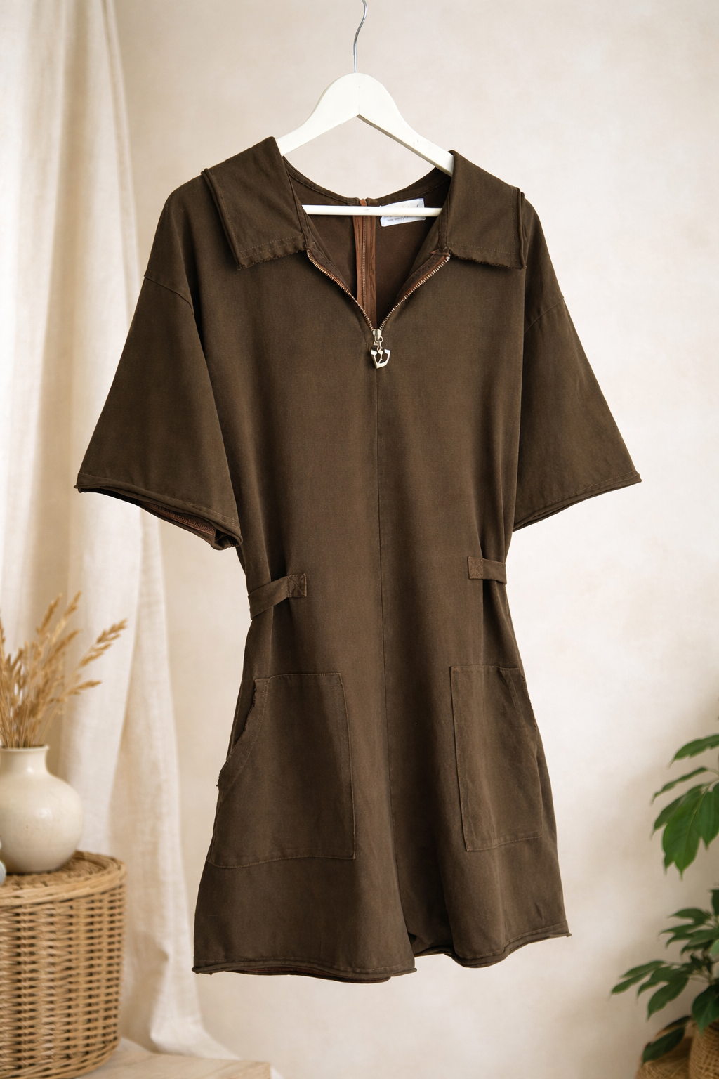 The ש Zip Romper
