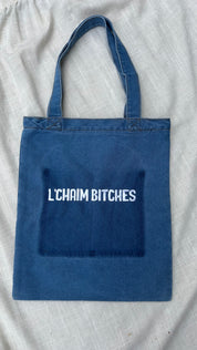 From Tel Aviv With Chutzpah: L’chaim Tote Bag