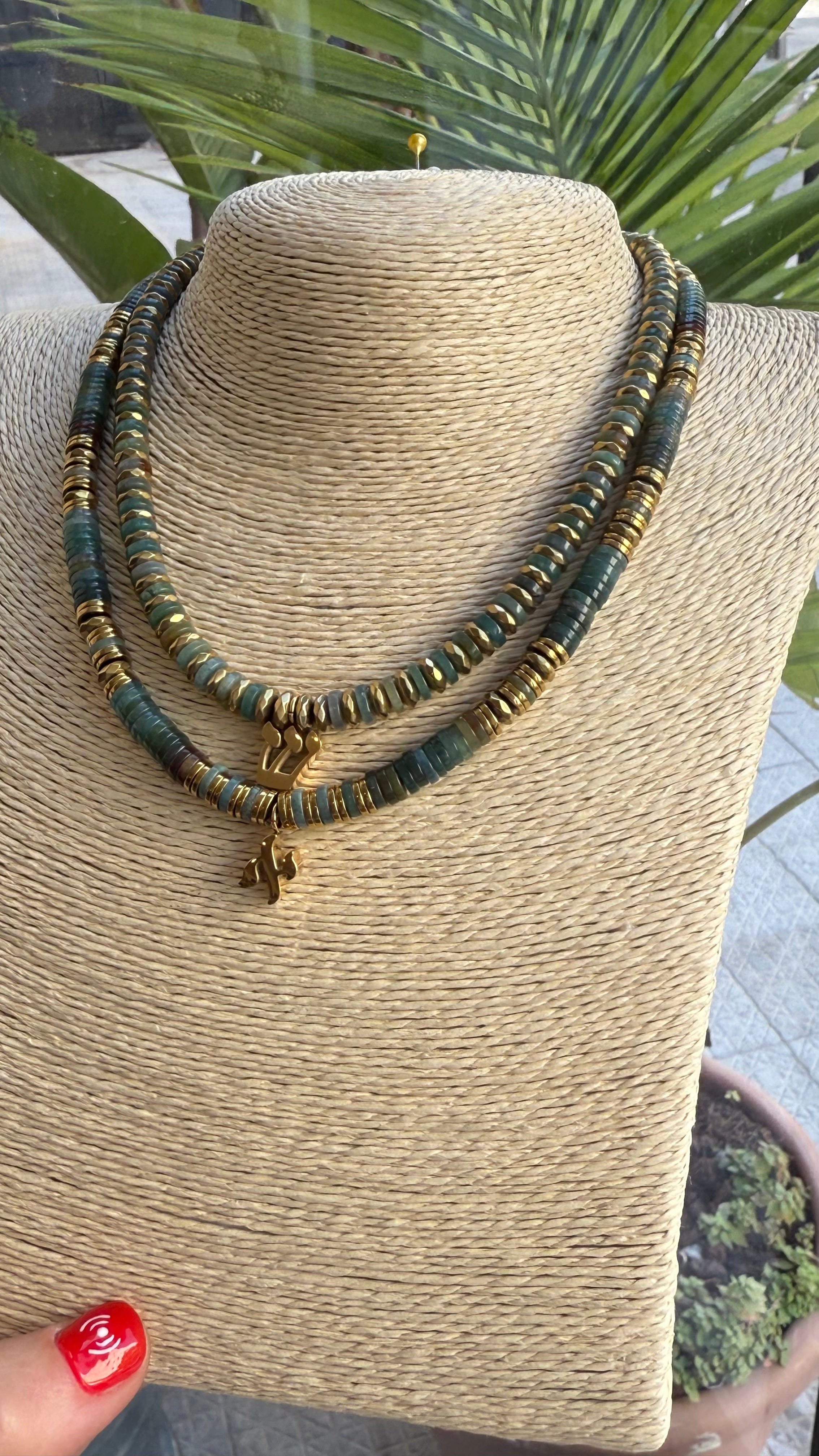 Letter Hebrew necklace