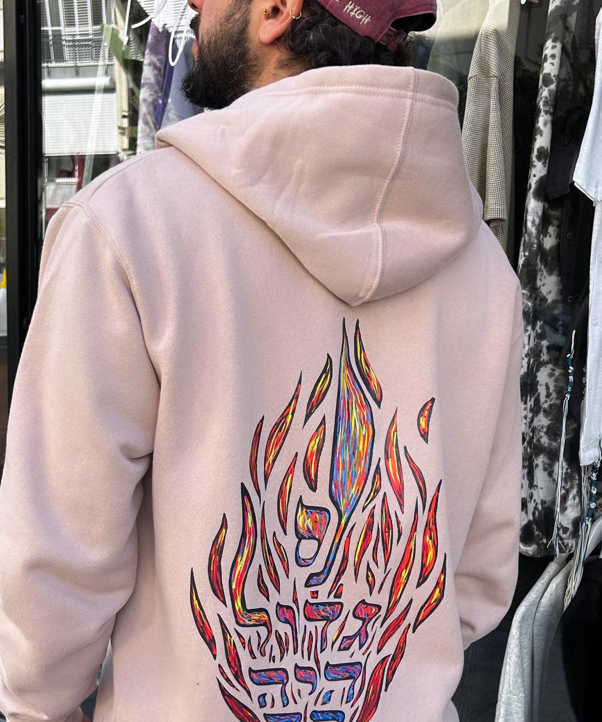 Fire hoodie