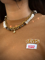 Golden Aleph Necklace Set