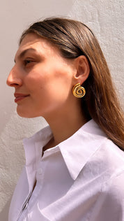 Spiral earrings