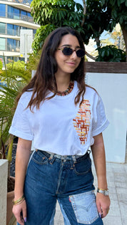 T-shirt unisex Israel of life חי Euf X ByShalevet