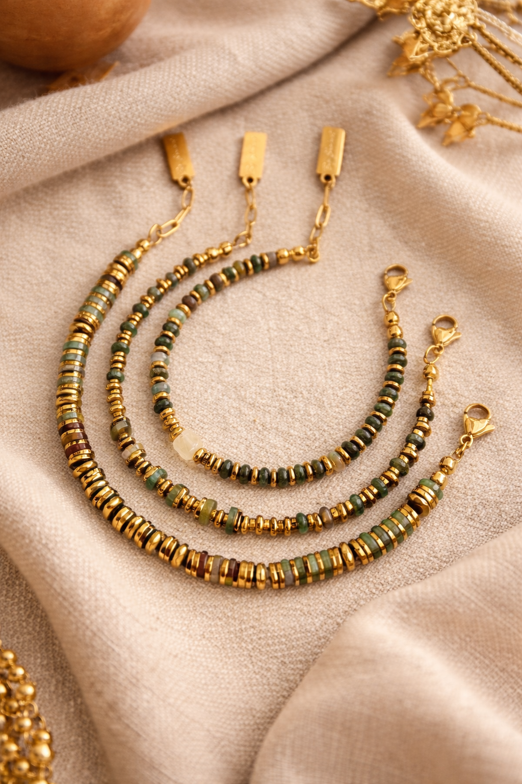 Natural Beaded Bracelet