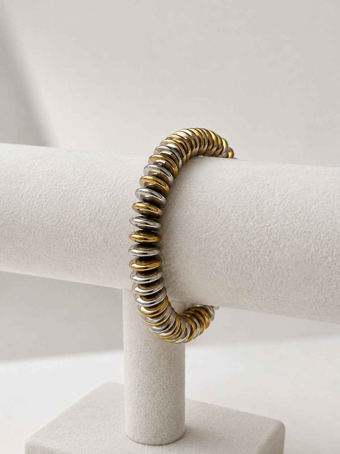 Silver and Gold Bracelet