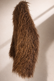 Brown Faux Fur Jacket