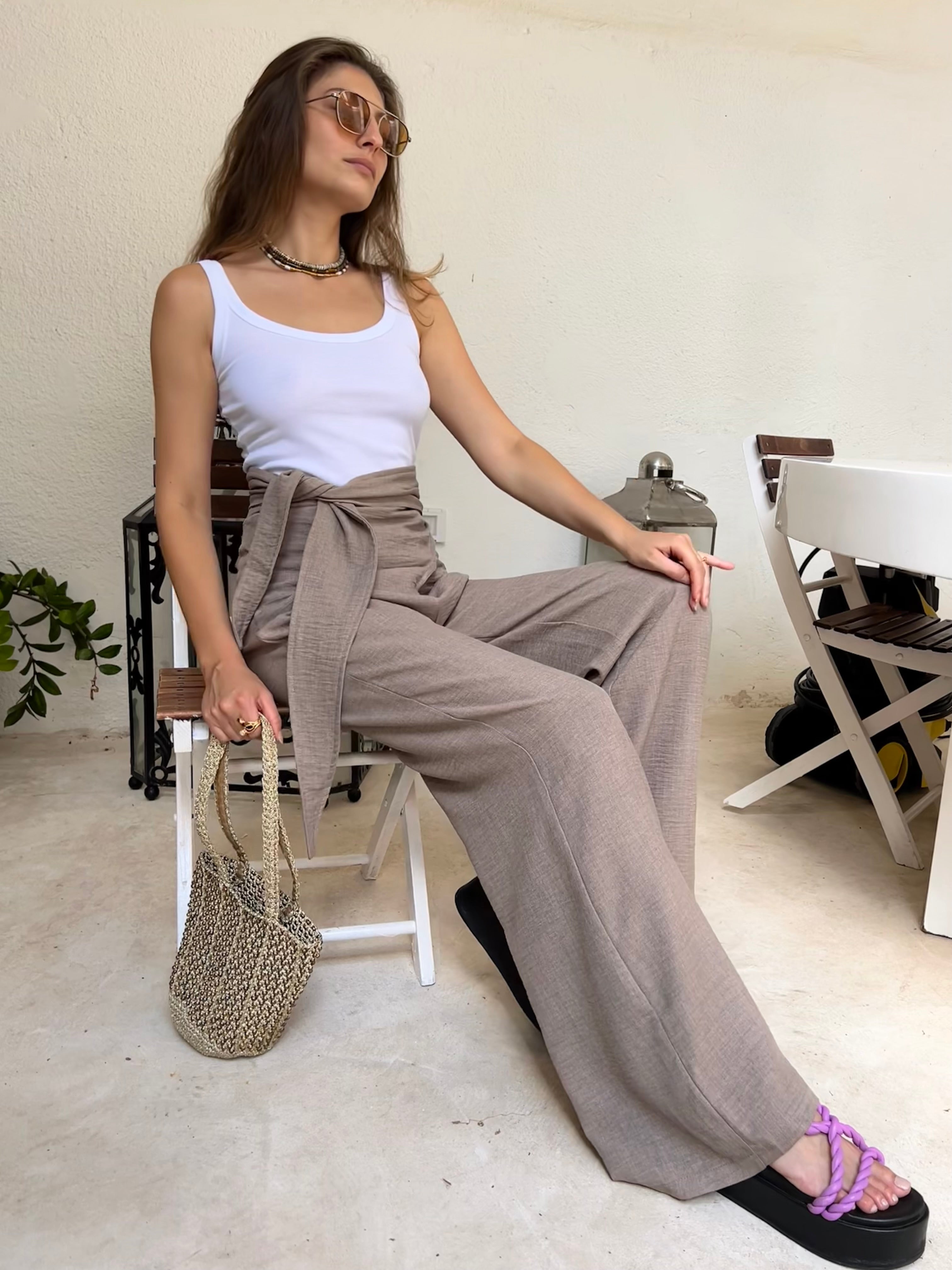 Brown Iconic Shalevet Pants