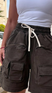 Unisex multi-pocket Cargo Shorts  SAMU’ח