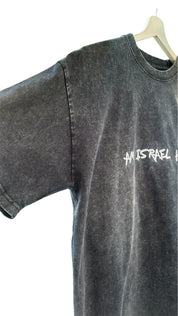 Am Israel high stonewash T-shirt