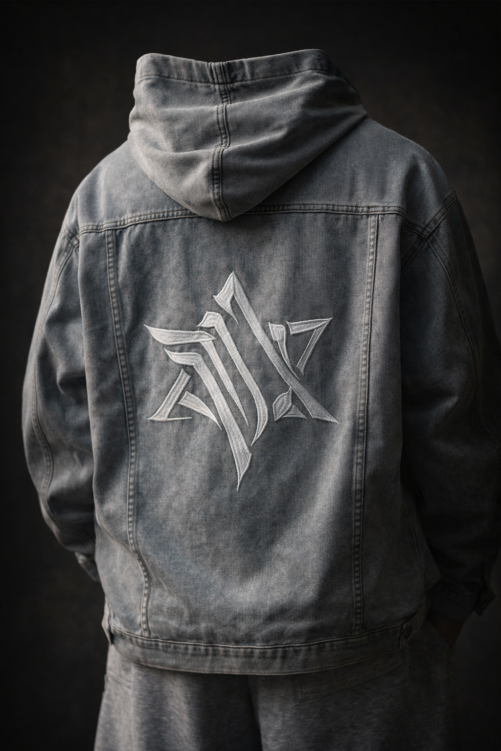 Magen David denim jacket